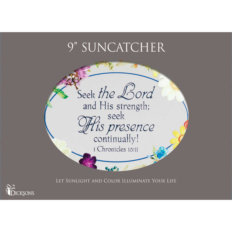 «Seek the Lord Suncatcher»