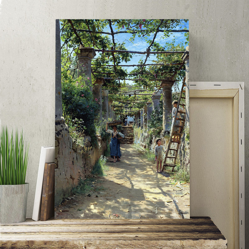 Peder Mork Monsted - Wrapped Canvas Painting, 60cm H x 40cm W