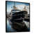 Black Floater Framed