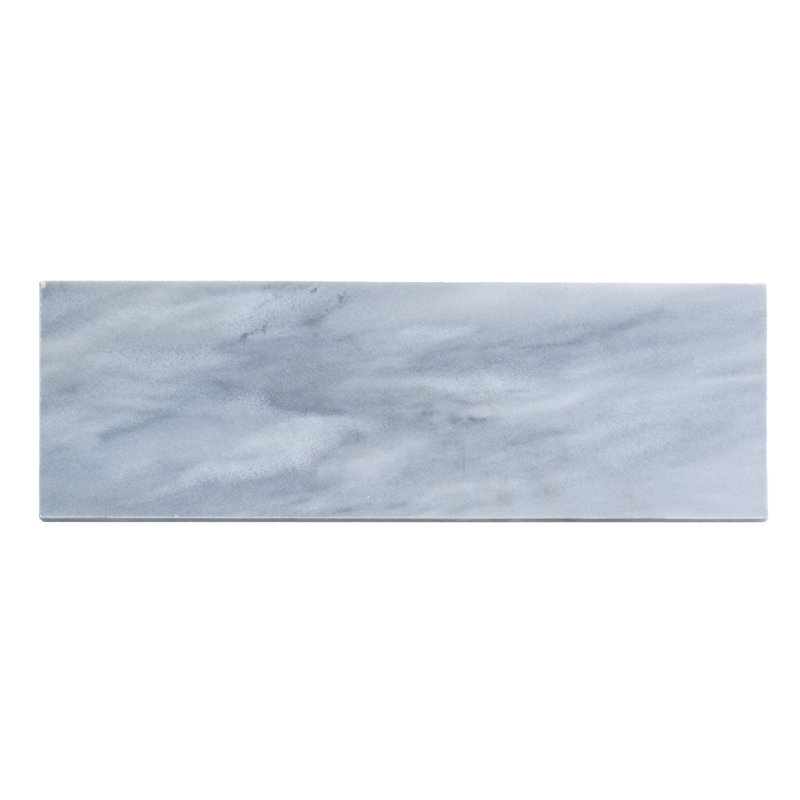 4" X 12" Honed Subway Marble Tile, Gray