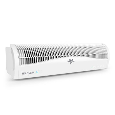 Vornado TRANSOM AE Window Fan Works with Alexa, 4 Speeds, Reversible Exhaust Mode