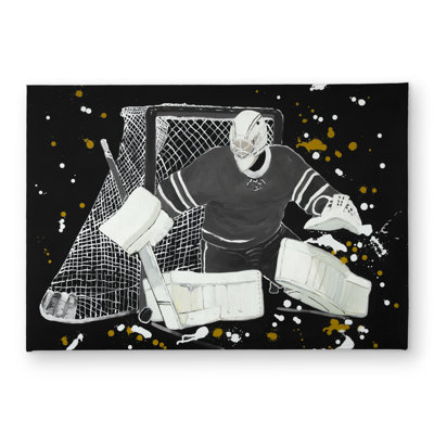 Goalkeeper Hockey Door Mat | Indoor Outdoor Home Decor Mat