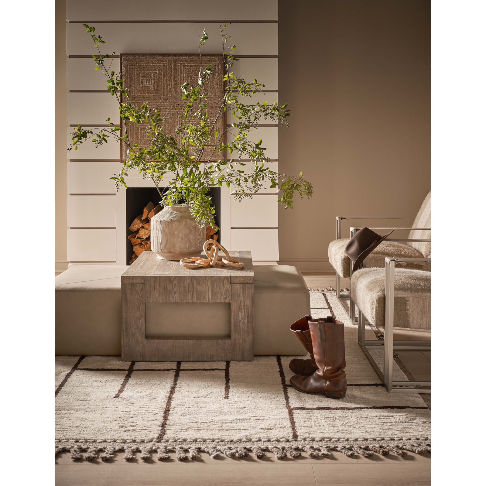 Baxley Nesting Coffee Table, Brown