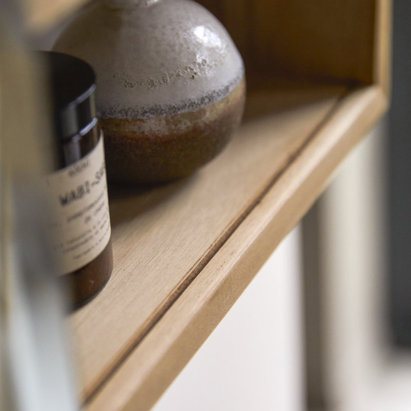 Typo Solid Teak Bathroom Cabinet
