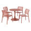 Ensemble repas d'extérieur rond-880687944