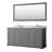 Avery 72'' Double Bathroom Vanity with Top-97875698-98262355