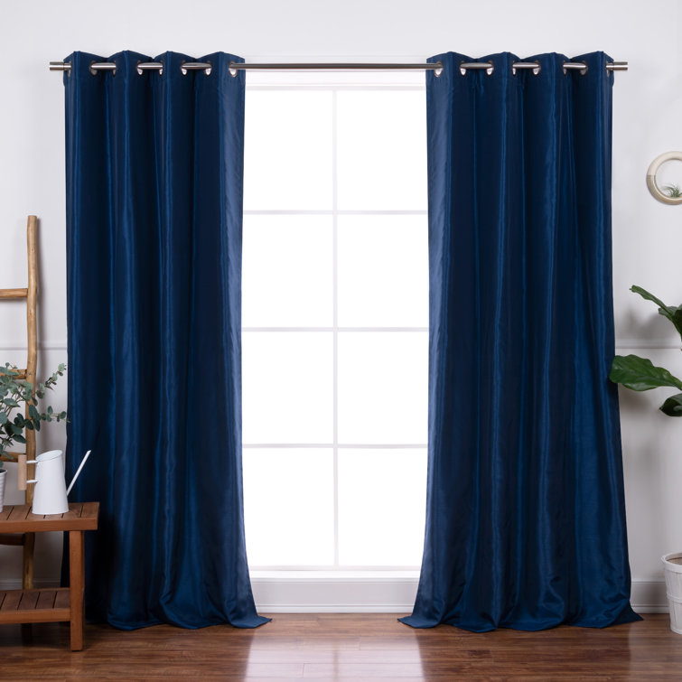 Julianni Solid Blackout Thermal Grommet Curtain Panels