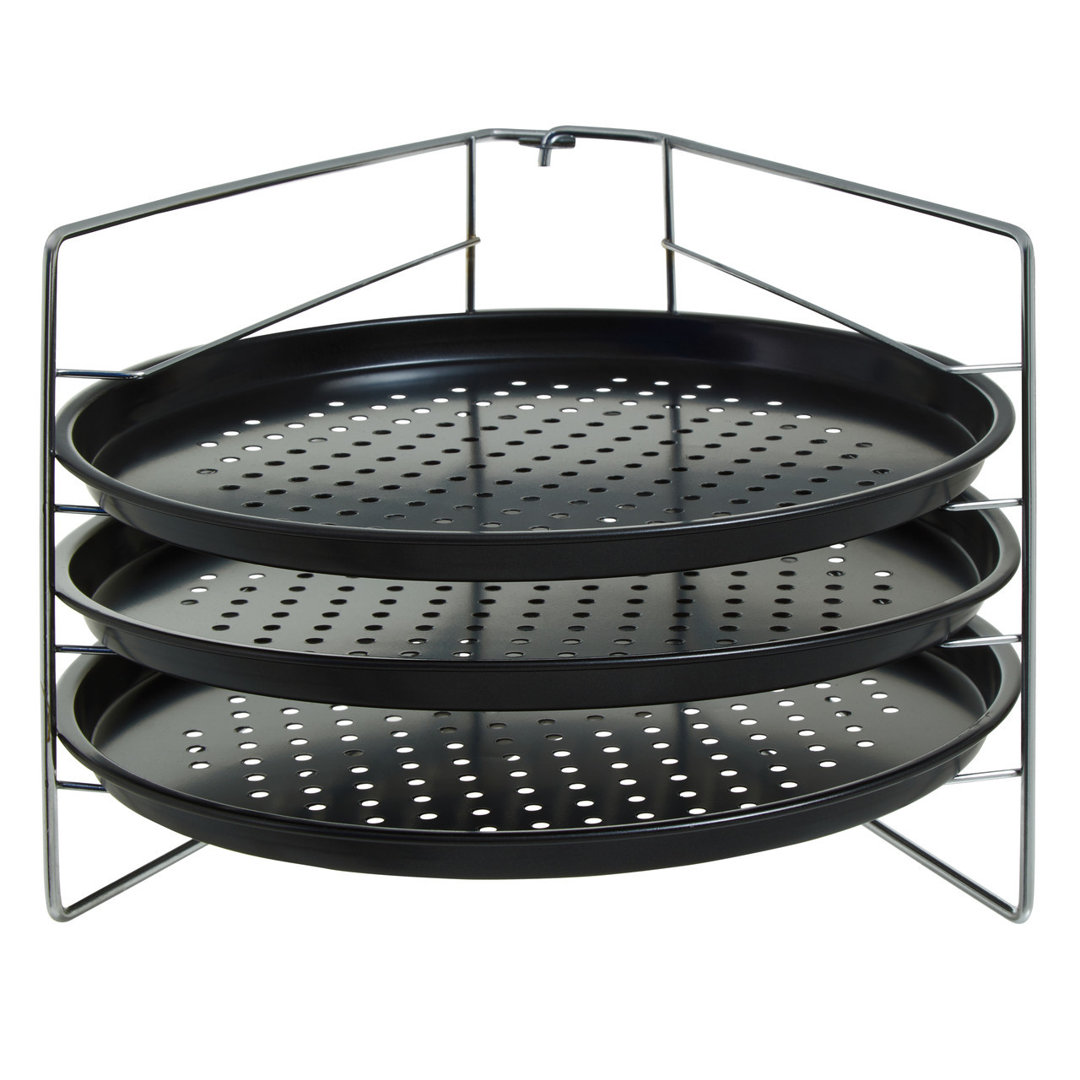 Premier Housewares Goeltz Non-Stick 4 -Piece 32cm Pizza Pan