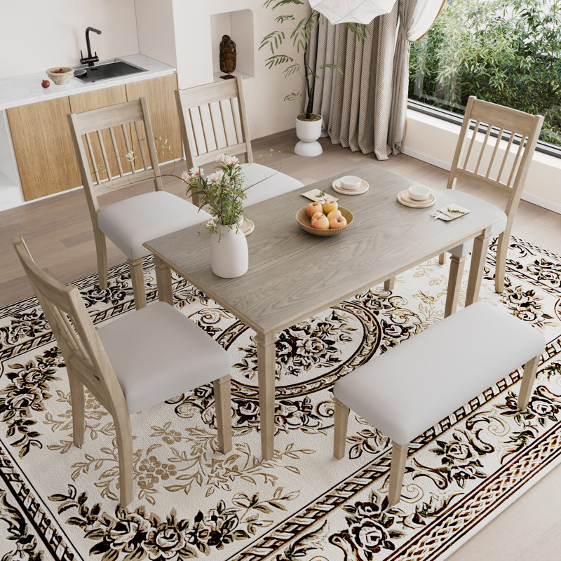 6 - Piece Dining Set, Brown