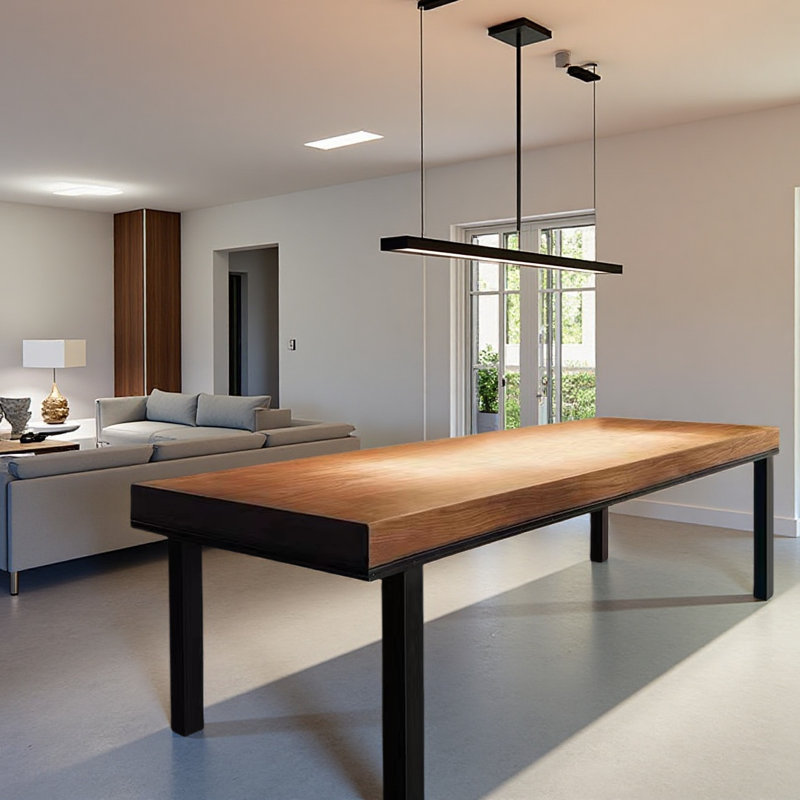 Bois massif rétro de style industriel rétro, H 29,5 po x L 62,99 po x l 27,56 po