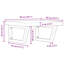 Azaryia 50cm Bathroom Vanity Top