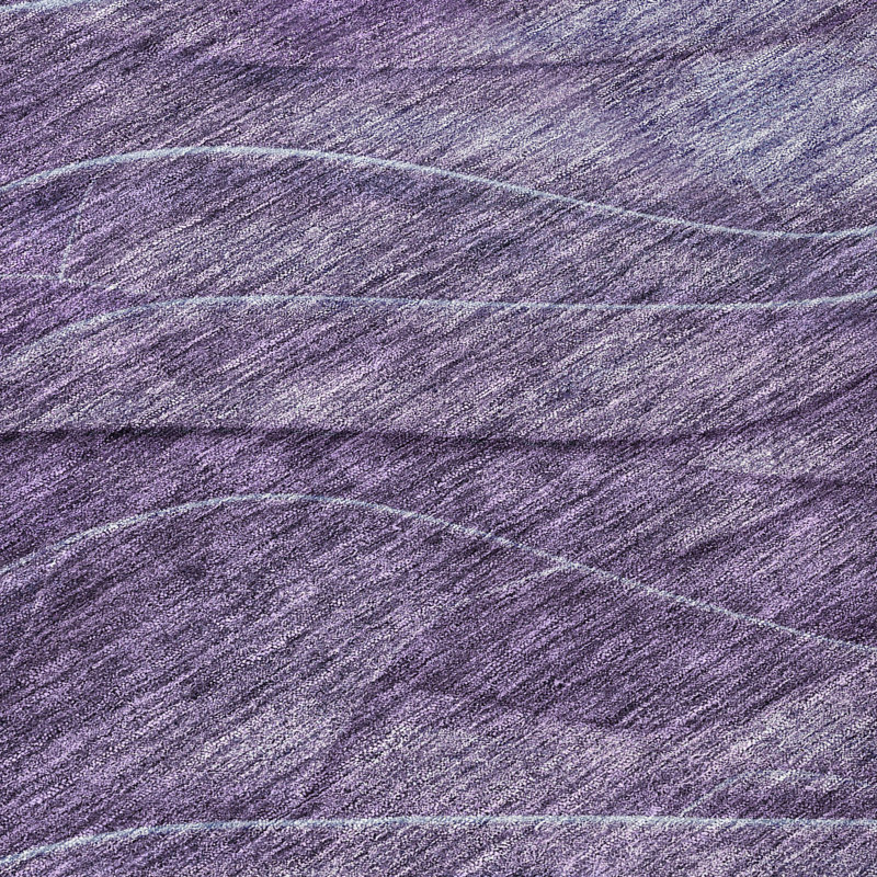 Tapis intérieur / extérieur mauve Elion , 10 pi x 14 pi