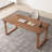 Walnut Rectangular Solid Wood Desk-109622430