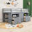 Jeani Kids Bed with Drawers and Shelves-1645145023