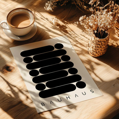 Impression abstraite de Bauhaus