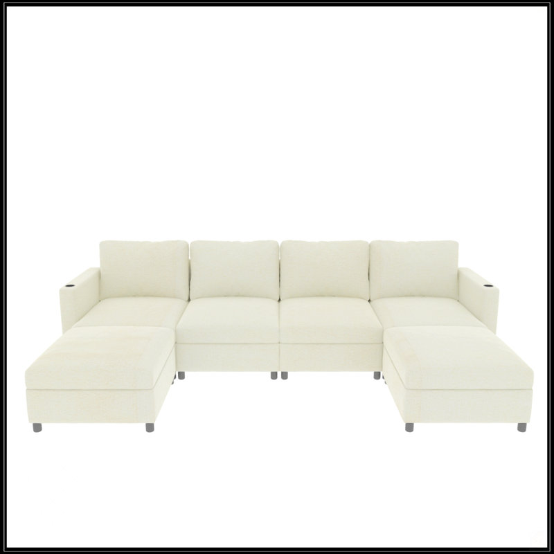 Grand canapé modulaire moderne