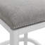 Tabouret de bar et de comptoir pivotant en bois massif Miranda avec tissu en lin-72709854-72729330