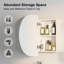 Soini 960mm W 600mm H Frameless Medicine Cabinet Mirror Fixed-701636709-680650220