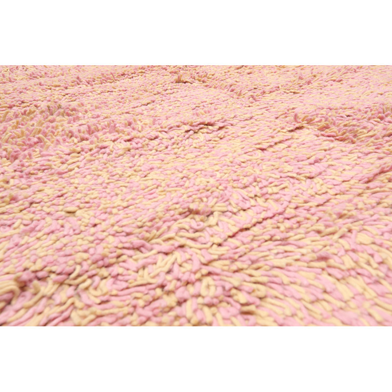 Wool Indoor Rug, Rectangle 3' x 5', Pink/Light
