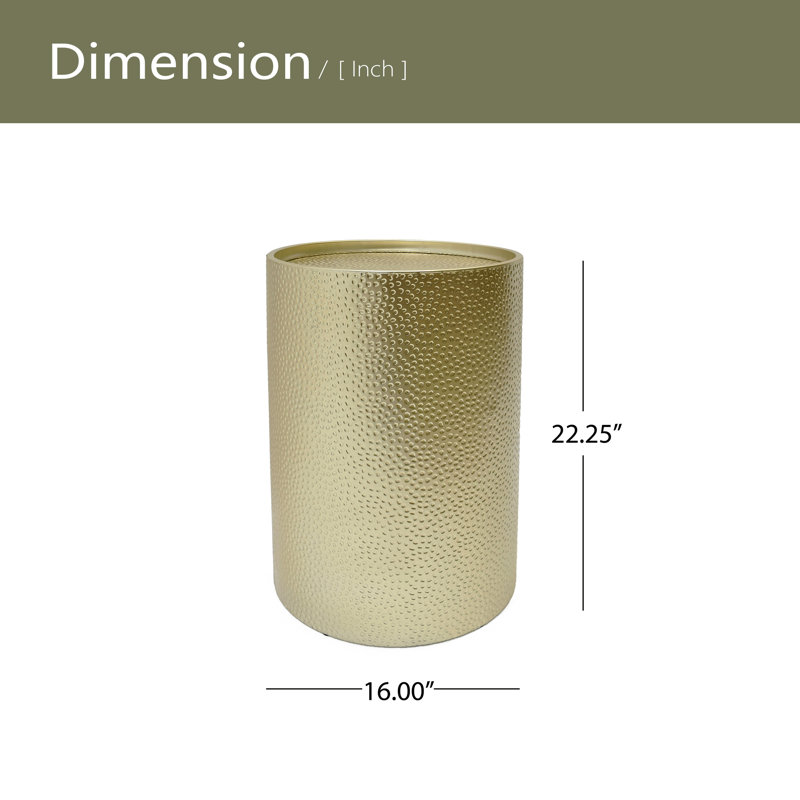 METAL SIDE TABLE, Gold