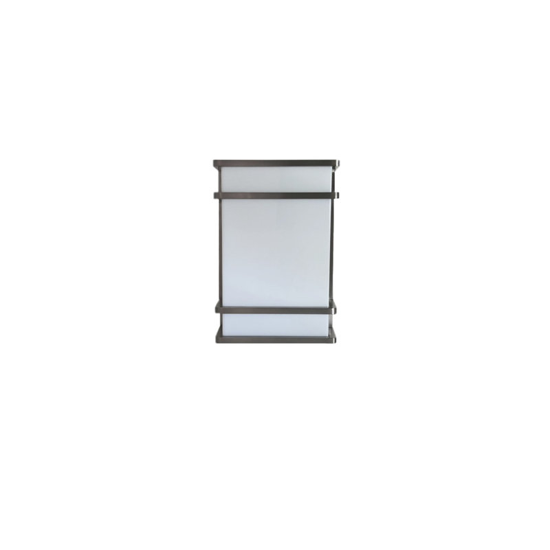 3cct Led Wall Scone Square Light, Brushed Nickel