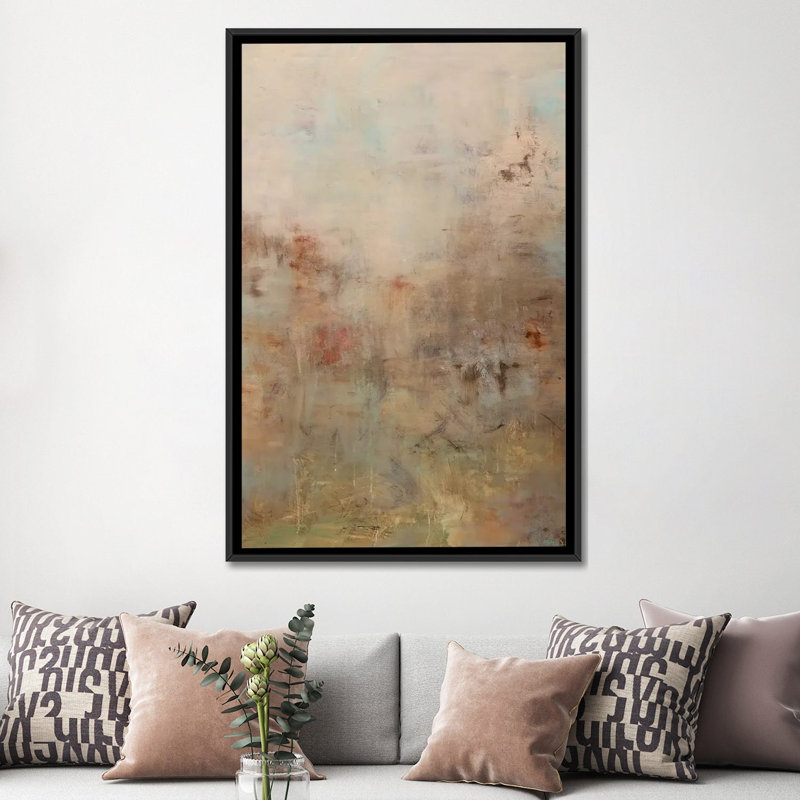 «Swiger Silence», impression sur toile, H 26 po x l 18 po x P 1,5 po, Toile avec cadre noir, Pas de tapis