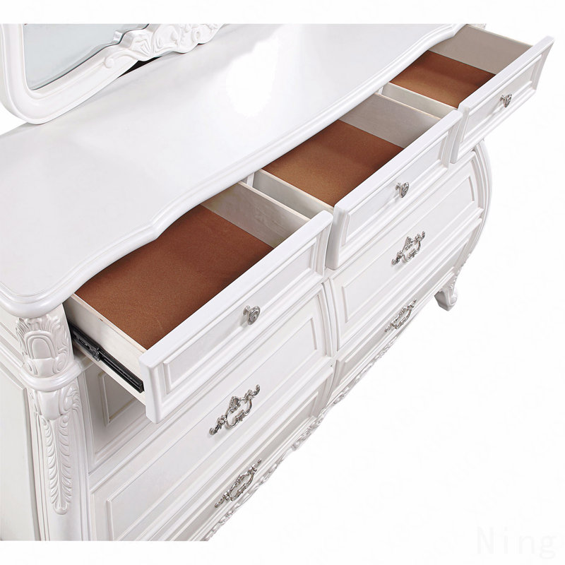Commode 9 tiroirs, fabrication en bois de style moderne