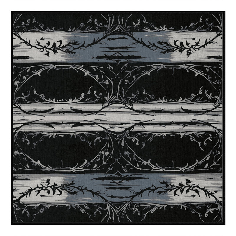 Tapis ivoire foncé, Carré 8 pi