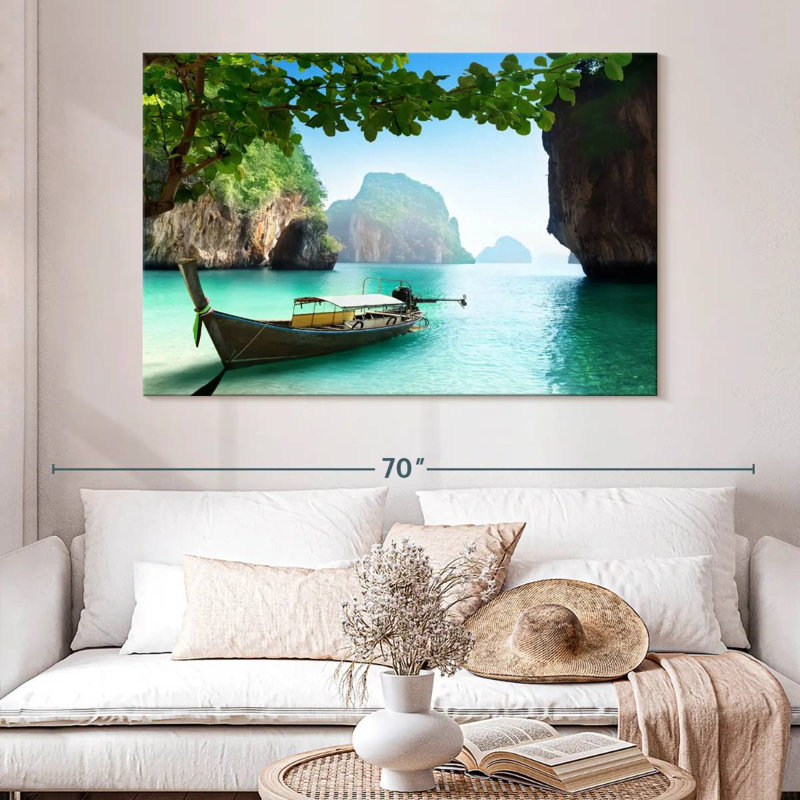 Bateau Mehar Krabi, H 34 po x l 51 po