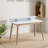 Roskilde Mid-Century Modern Wood Writing Desk With Hutch, White
