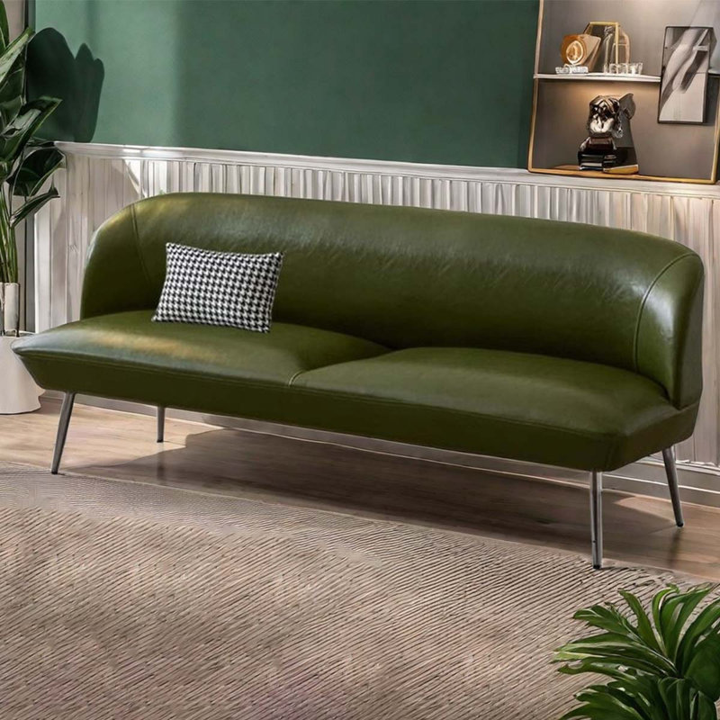 Blaseio 78.74'' Faux Leather Sofa