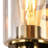 Maurycy 1 - Light Dimmable Wrought Iron Flush Mounted Sconce
