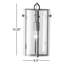 Luminaire suspendu cylindrique à 1 lumière 