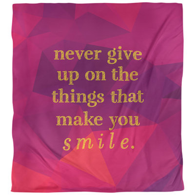 Housse de couette simple Joy and Perseverance Quote