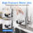 3-in-1 Kitchen Faucet with Press-Type Glass Rinser, High-Arc Pull-Down Sprayer Faucet, 3 Function Spray Mode, Brushed Nickel Finish, for Modern Kitchen Sink-124871851