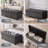 50" Storage Ottoman Bench Tufted With Storage For Living Room, Dark Gray-1987150446