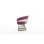 Fauteuil demi-tonneau en velours 37,01 po Amado-1181841373