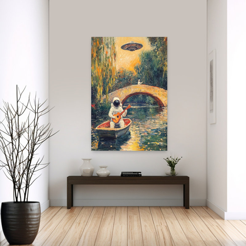 Art contemporain, art contemporain surréel, H 60 po x l 40 po