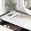 Makeup Vanity with Light mirror,5 drawers