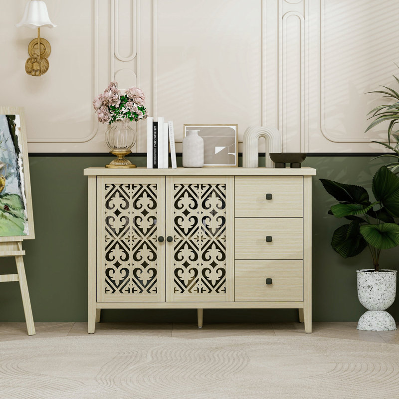 Armoire avec 2 portes et 3 tiroirs