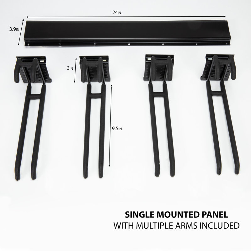 Lolas Metal Wall Mounted Multi-Use Ski/Snowboard Rack
