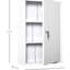 Armoire à pharmacie verrouillable à 3 niveaux - blanc, fixation murale pour cuisine et salle de bain