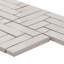 Zelora 1" Glossy Ceramic Mosaic Wall Tile-1400859661