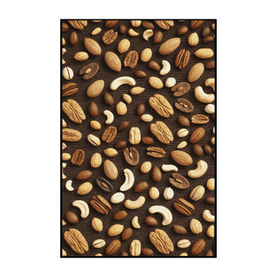  Washable Mixed nuts Desserts Area Rug