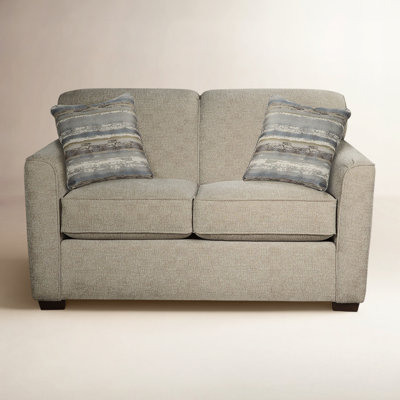Keaton 60" Square Arm Loveseat with Reversible Cushions by Birch Lane