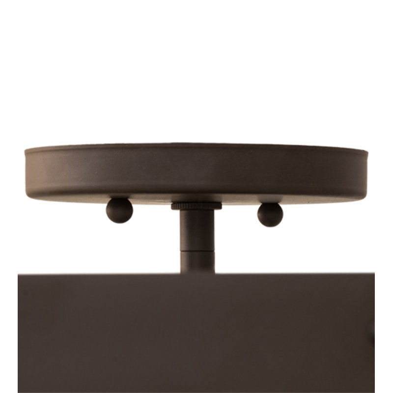 Dominga 6 - Light Flush Mount, Oil Rubbed Bronze, 12" H x 30" W x 30" D