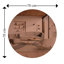Bisou Round Wall Mirror-111107494