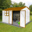 Abri de jardin en métal 10 pi x 8 pi avec fenêtre