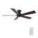 52'' DC Motor Flush-Mounted Ceiling Fan with Remote Control