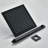 FontanaShowers Matte Black 12" Inch Rain Shower Set with LED Color Wall Mounted Brass Construction Shower Head